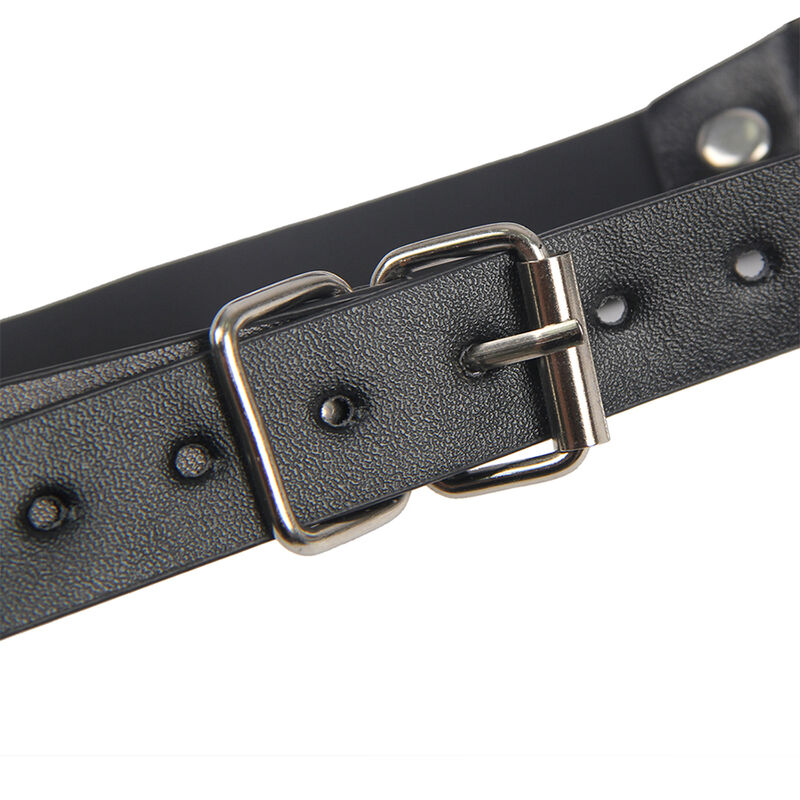 SUBBLIME - 953720 BONDAGE COURO TIRAS BREAST CLAMPS PRETO TAMANHO ÚNICO - Image 4