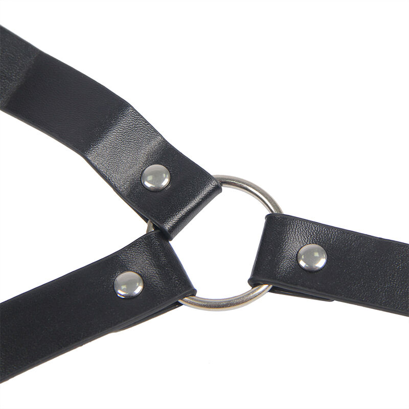 SUBBLIME - 953720 BONDAGE COURO TIRAS BREAST CLAMPS PRETO TAMANHO ÚNICO - Image 3