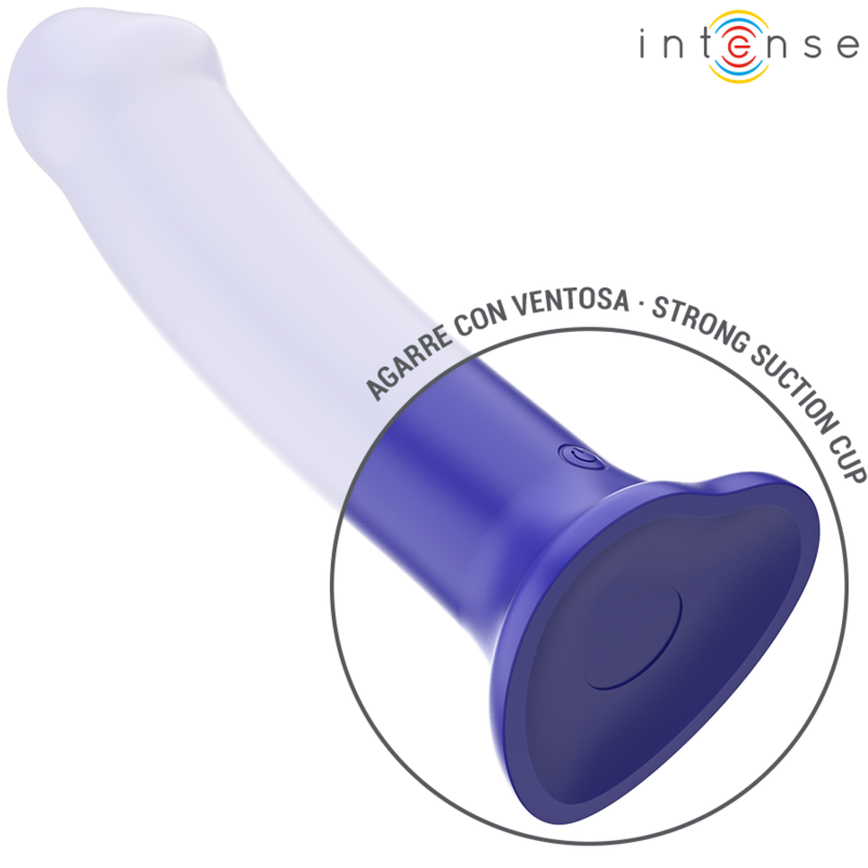 INTENSE - VIBRADOR VICTORIA COM VENTOSA 10 VIBRAÇÕES AZUL ESCURO CONTROLE REMOTO - Image 4