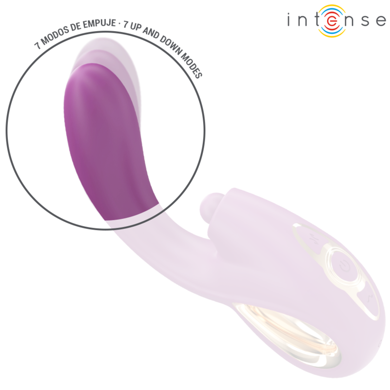 INTENSE - LALI MULTIFUNCIONAL VIBRADOR DE PONTO G COM BATIDA, IMPULSÃO E VIBRAÇÃO ROXO - Image 3