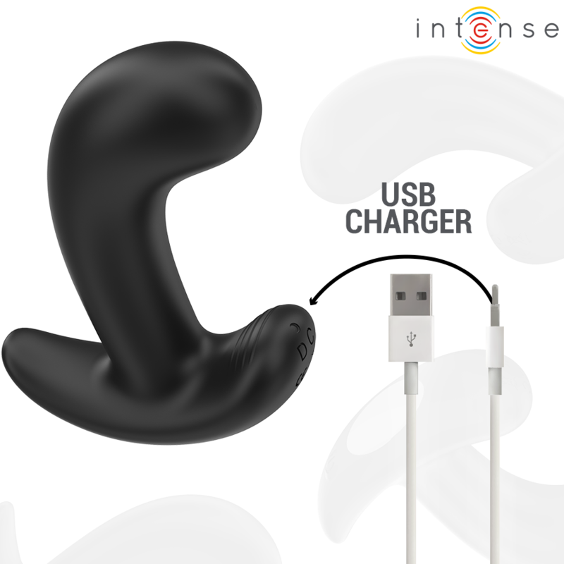 INTENSE - CHANDLER ANAL PLUG 10 VIBRAÇÕES PRETO CONTROLE REMOTO - Image 5