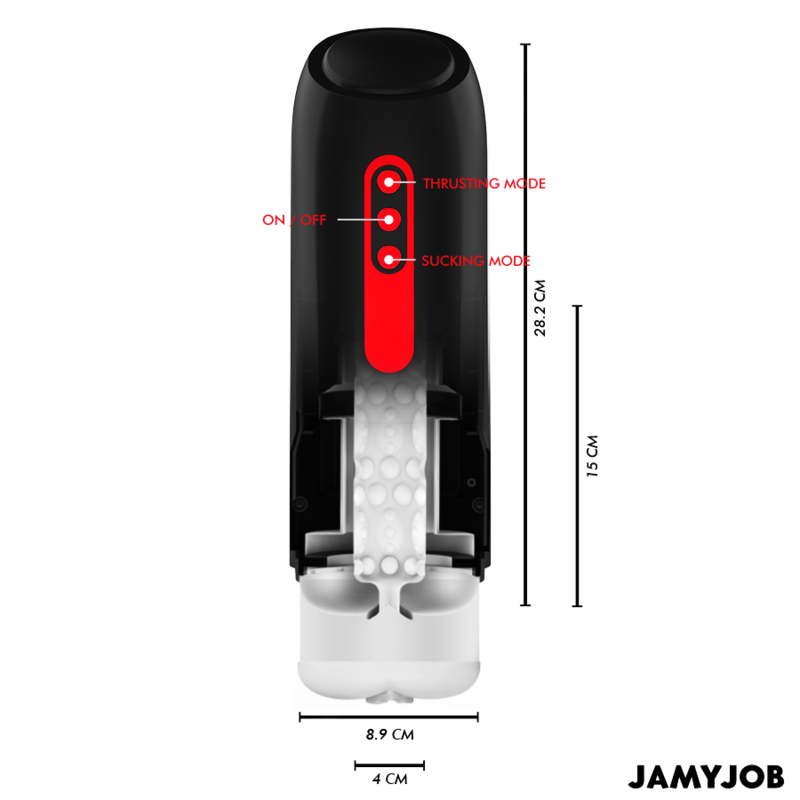 JAMYJOB - MASTURBADOR AUTOMÁTICO PHANTOM VAGINA 5 MODOS DE SUCÇÃO E IMPULSO - Image 3