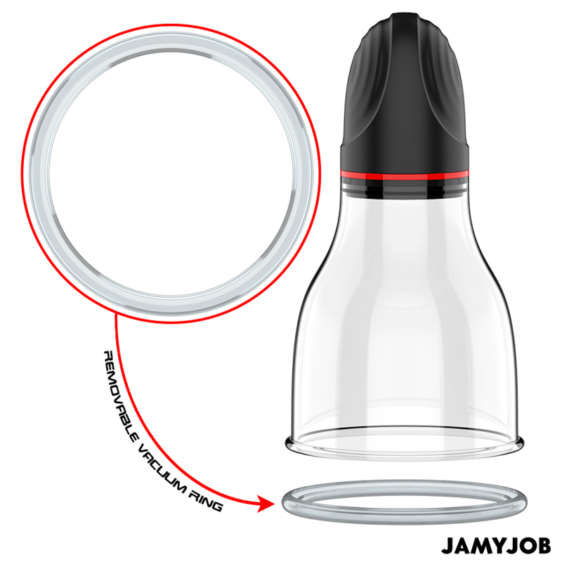 JAMYJOB - BOMBA DE TESTÍCULOS AUTOMÁTICA XPAND LITE 3 NÍVEIS DE SUCÇÃO CINZA - Image 5