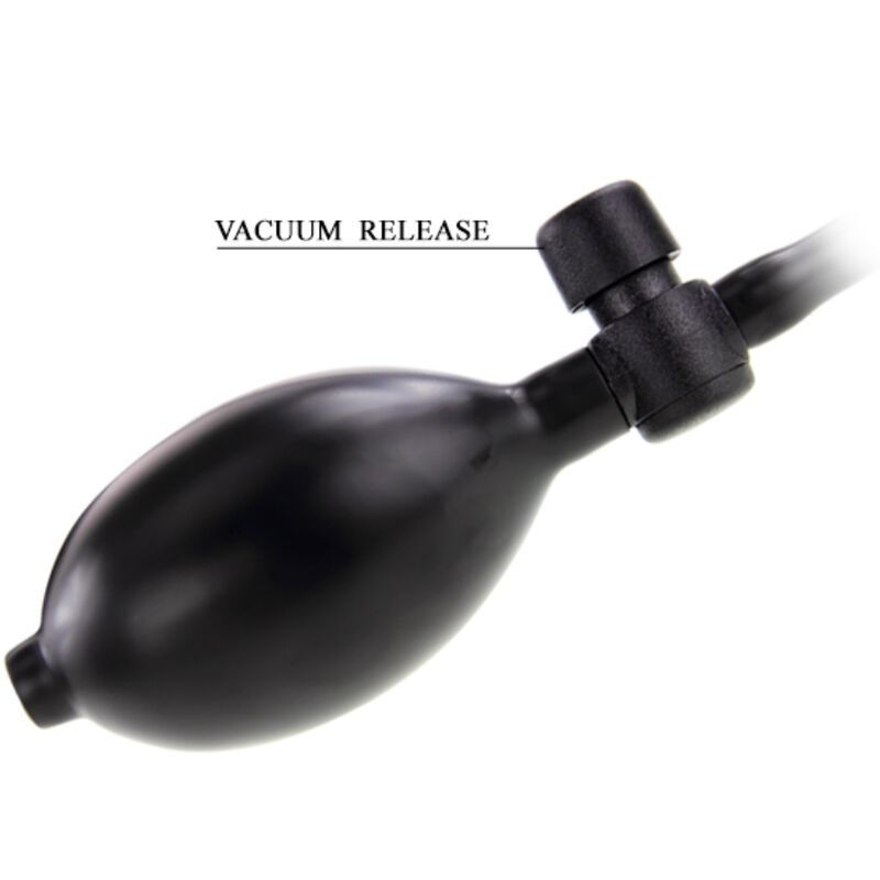 PRETTY LOVE - PLUG ANAL INFLÁVEL PRETO - Image 5