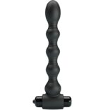 PRETTY LOVE - LYNN SILICONE ANAL PLUG 10 VIBRAÇÕES PRETO