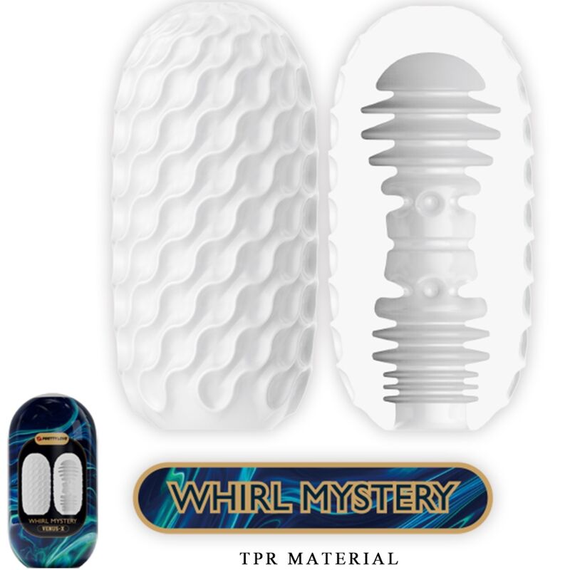 PRETTY LOVE - VENUS X 15 MASTURBADORES MASCULINOS DE SILICONE BRANCO - Image 5