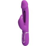 PRETTY LOVE - KAMPAS 3 EM 1 MULTIFUNCIONAL COELHO VIBRADOR ROXO