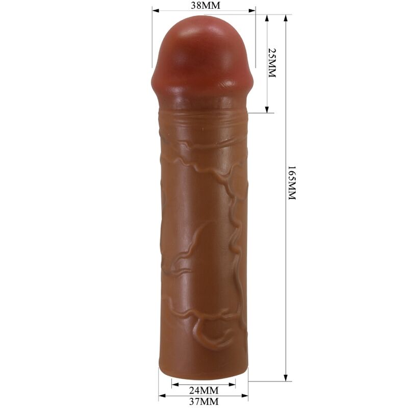 PRETTY LOVE - MANGA PENIS NILE COM EXTENSÃO DE 2,5 CM MULATO - Image 5