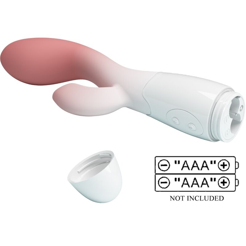 PRETTY LOVE - VIBRADOR BRILHANTE DO PONTO G + ESTIMULADOR DE CLITÓRIS 30 VIBRAÇÕES ROSA - Image 5