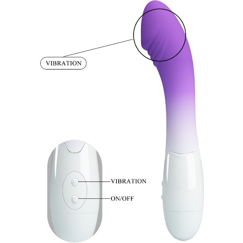 PRETTY LOVE - VIBRADOR ELEMENTAL PONTO G 30 VIBRAÇÕES ROXO - Image 4