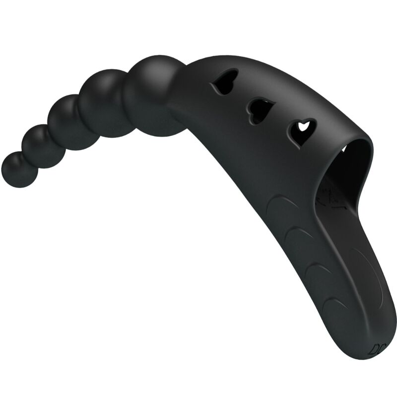 PRETTY LOVE - VIBRADOR DE DEDO JORDIN 10 VIBRAÇÕES PRETO - Image 5