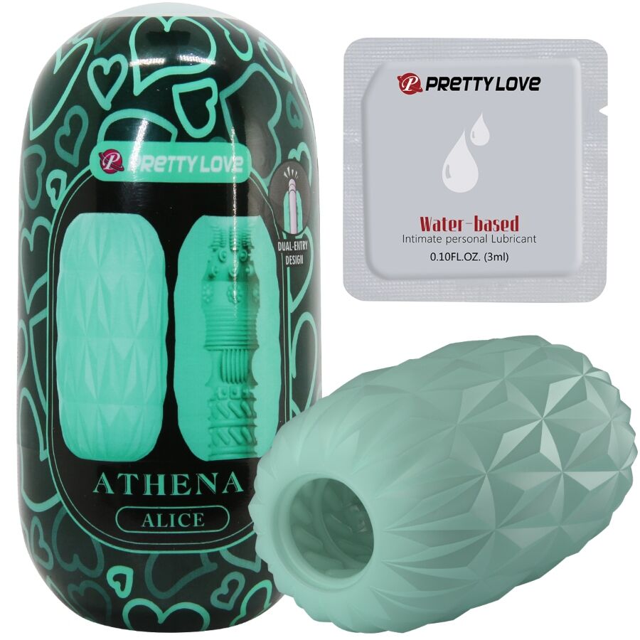 PPRETTY LOVE - MASTURBADOR MASCULINO ATHENA ALICE TURQUESA - Image 2