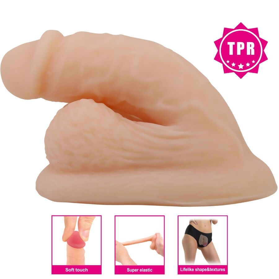 PRETTY LOVE - WILDON DILDO ULTRA REALISTA E ELÁSTICO 10 CM NATURAL - Image 5
