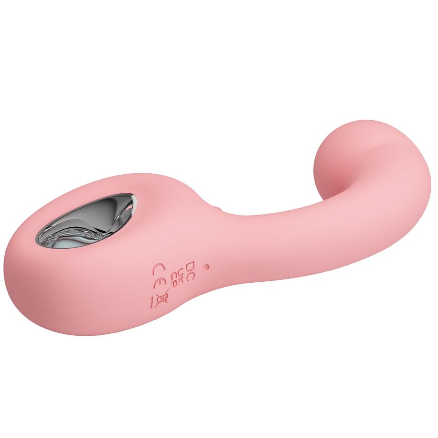PRETTY LOVE - ERYNNYES VIBRADOR PONTO G + ESTIMULADOR DE CLITÓRIS 10 VIBRAÇÕES ROSA - Image 3