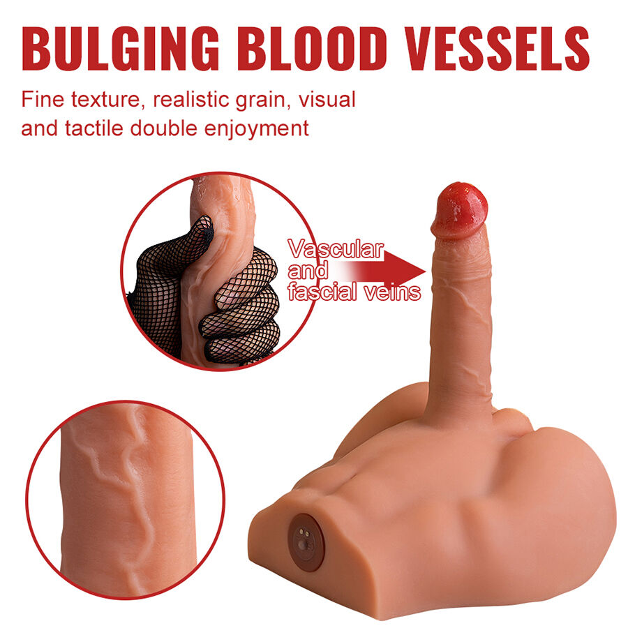XISE - PEEL DILDO ASS DILDO REALISTA MASTURBADOR POSIÇÃO FRONTAL COM EMPURRAÇÃO 17,5 CM - Image 2
