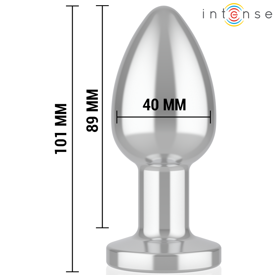 INTENSE - PLUG ANAL 10 VIBRAÇÕES METAL COM CONTROLE REMOTO L - Image 5