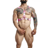 MOB - DNGEON PINK CHAIN HARNESS TAMANHO ÚNICO Y
