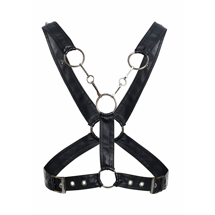 MOB - DNGEON CROSSED BLACK CHAIN HARNESS TAMANHO ÚNICO - Image 5