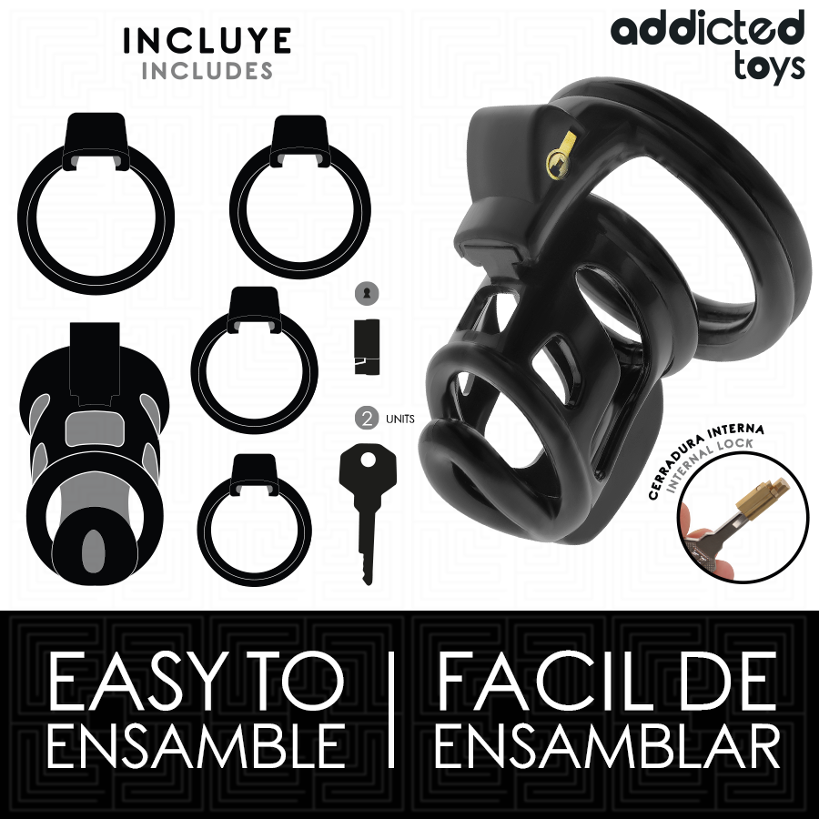 ADDICTED TOYS LOCKED - GAIOLA GILDEN GAIOLA PARA PÊNIS 8,5 CM - Image 4