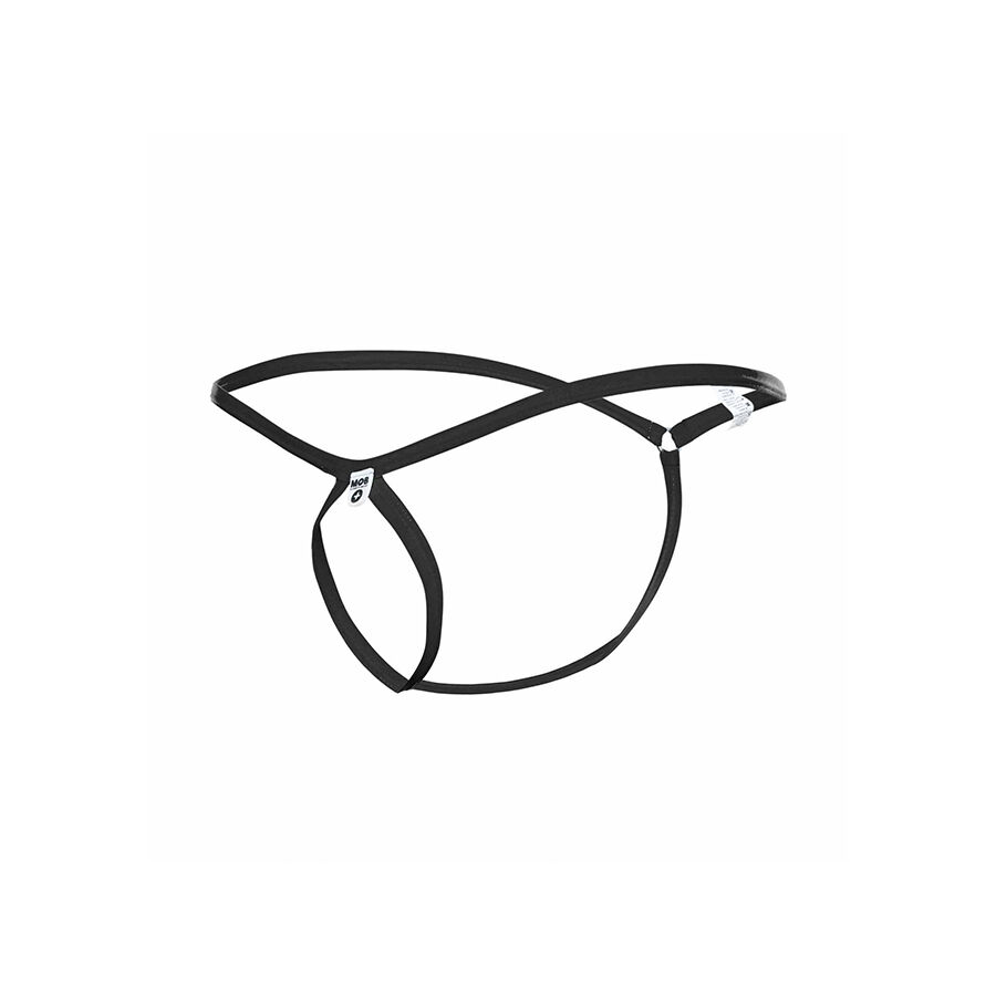 MOB - TANGA NEGRO CON FORMA DE LAGRIMA TALLA S/M - Image 4