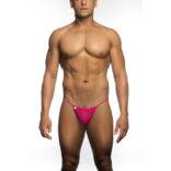 MOB - TANGA DE ENCAJE ROSA TALLA S/M