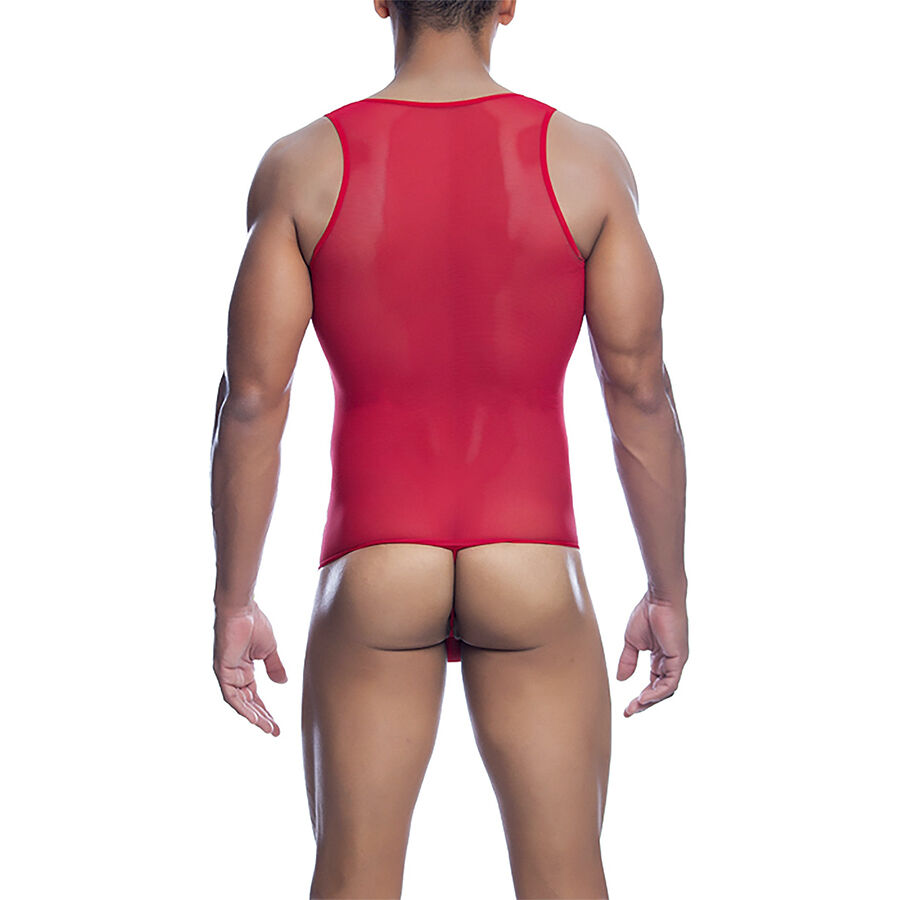 MOB - BODYSHEER TRANSPARTE ROJO TALLA S/M - Image 4