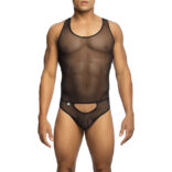 MOB - BODYSHEER TRANSPARTE NEGRO TALLA S/M