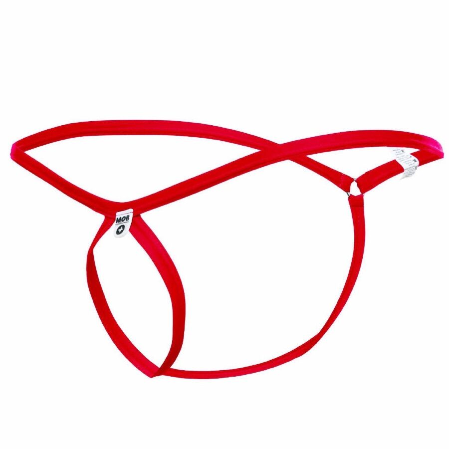 MOB - TANGA ROJO CON FORMA DE LAGRIMA TALLA S/M - Image 4