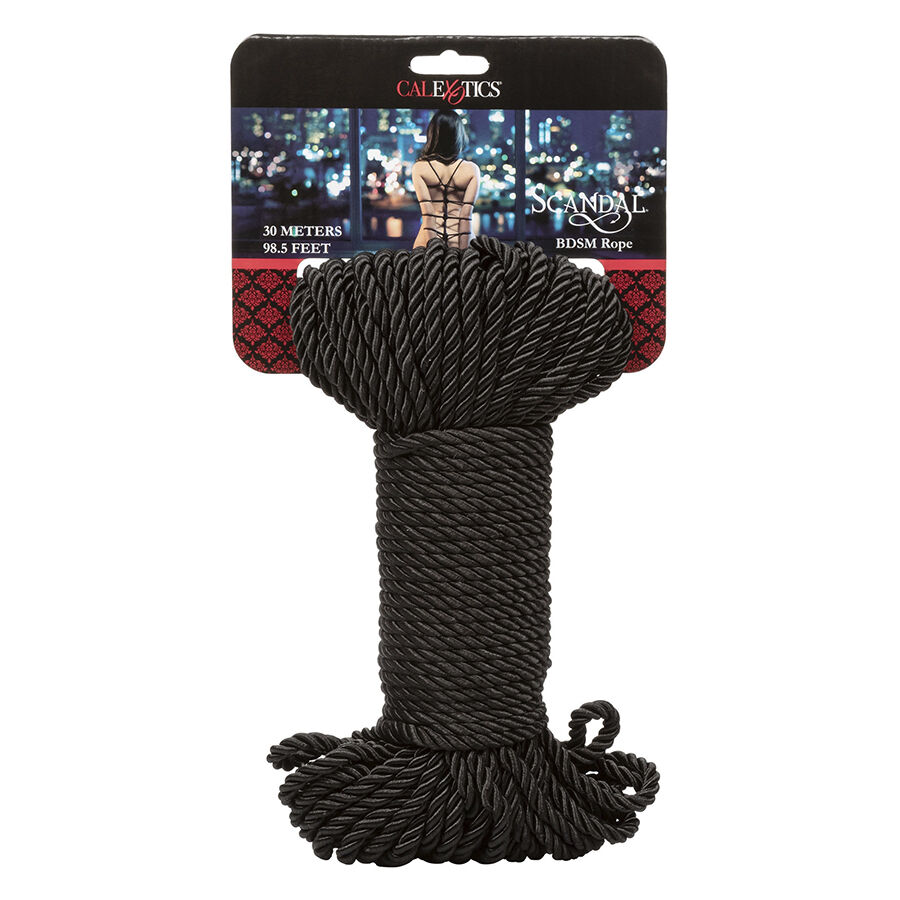 CALEXOTICS - SCANDAL CORDA BDSM PRETA 30 M - Image 2