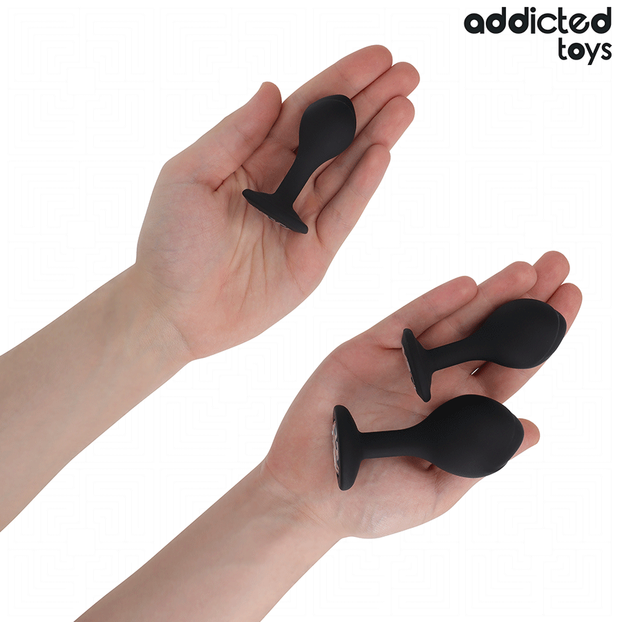 ADDICTED TOYS - CONJUNTO DE 3 PLUG ANAL COM JOIA - Image 5