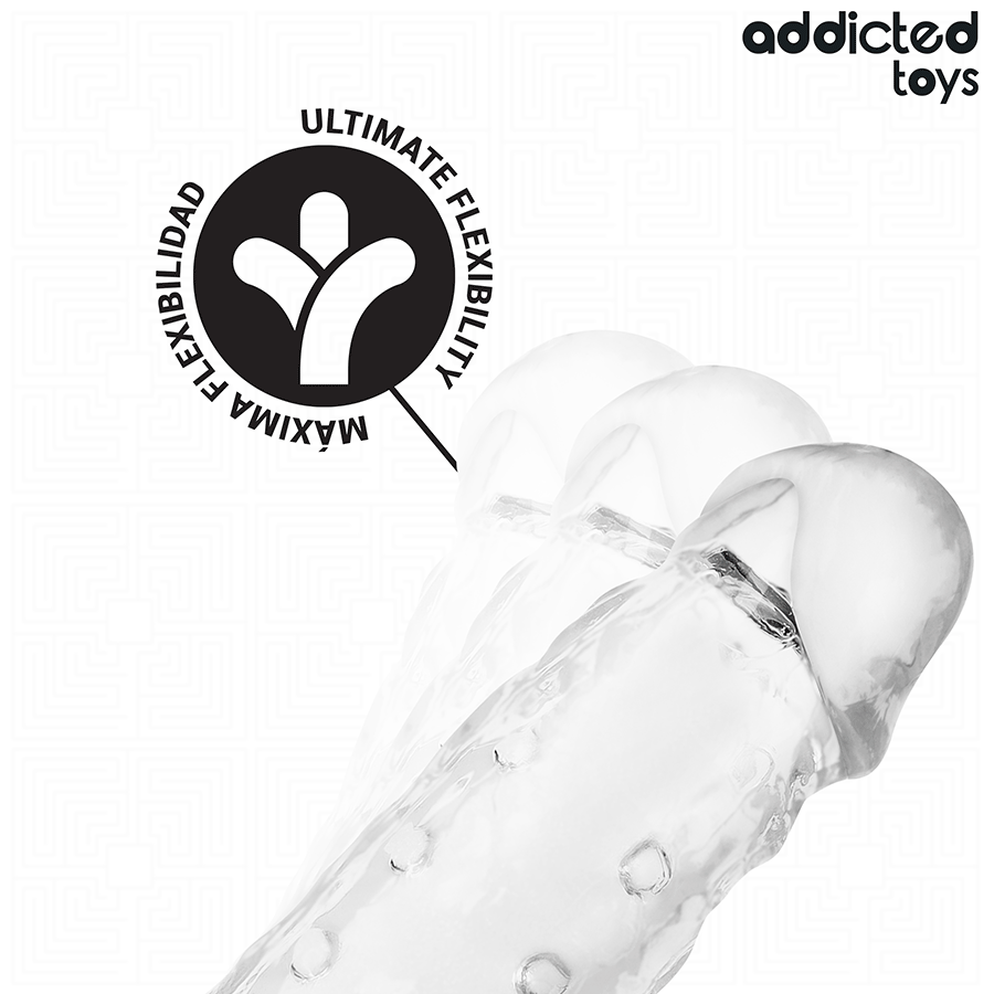 ADDICTED TOYS - BAINHA DE PÊNIS TRANSPARENTE TAMANHO M 27 CM - Image 5