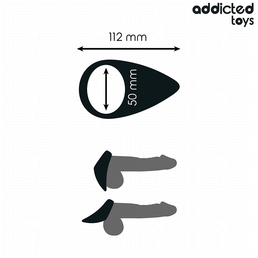 ADDICTED TOYS - ANEL DE PÊNIS EM FORMA DE LÁGRIMAS - Image 4