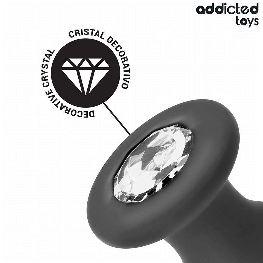 ADDICTED TOYS - PLUG ANAL COM JOIA TAMANHO L 12,6 CM - Image 3
