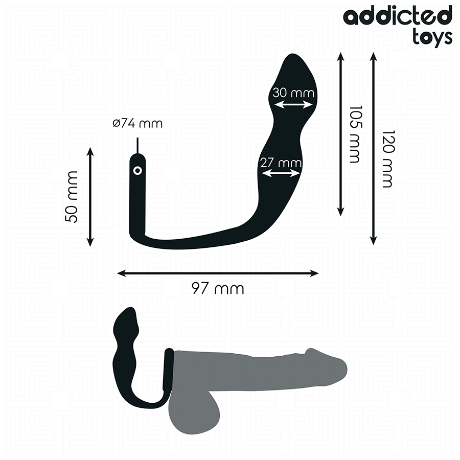 ADDICTED TOYS - PLUG ANAL COM ANEL MODELO 2 - Image 4