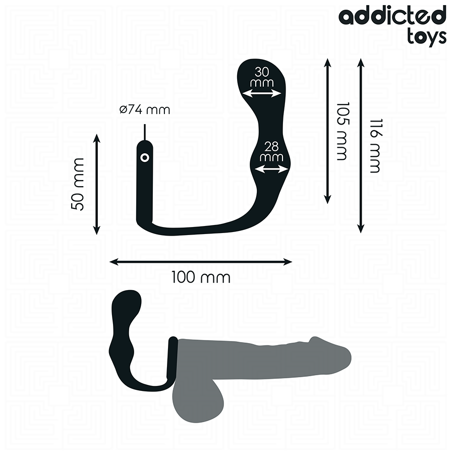 ADDICTED TOYS - PLUG ANAL COM ANEL MODELO 3 - Image 4