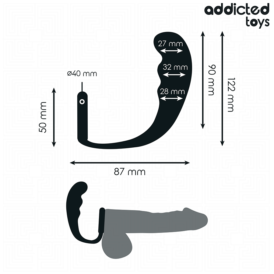 ADDICTED TOYS - PLUG ANAL COM ANEL MODELO 4 - Image 4