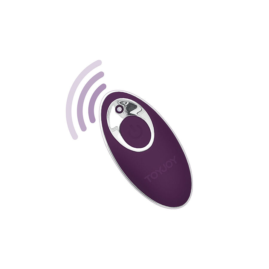 TOYJOY - FELICIDADE KNOCK KNOCK EGGSTAVAGANT VIBRADOR CONTROLE REMOTO ROXO - Image 3