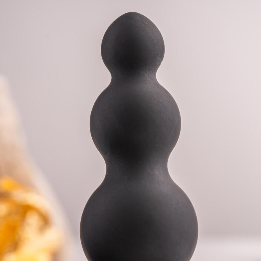 ROCKS-OFF - PETITE SENSATIONS BUBBLES PLUG ANAL VIBRADOR PRETO - Image 3