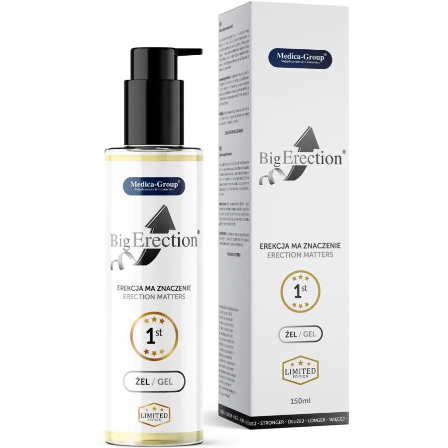 MEDICA GROUP - GEL ÍNTIMO PARA EREÇÃO MASCULINA BIG ERECTION 150 ML - Image 3