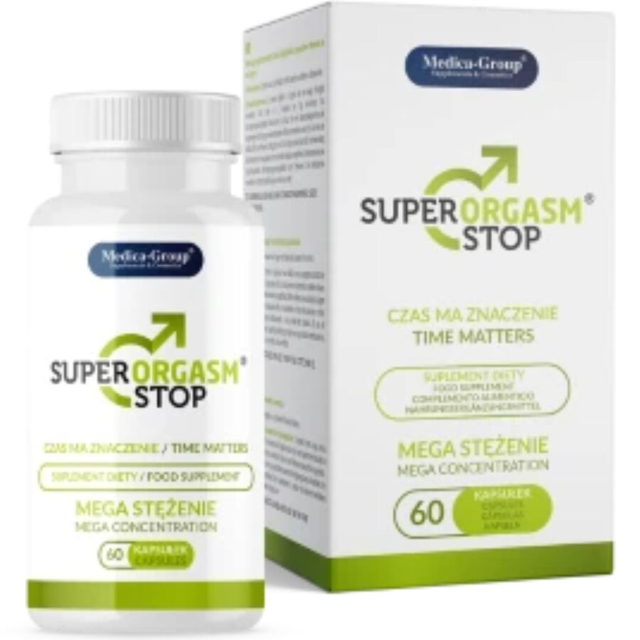 MEDICA GROUP - SUPER ORGASMO PARAR DE RETARDAR PARA HOMENS 60 CÁPSULAS - Image 3