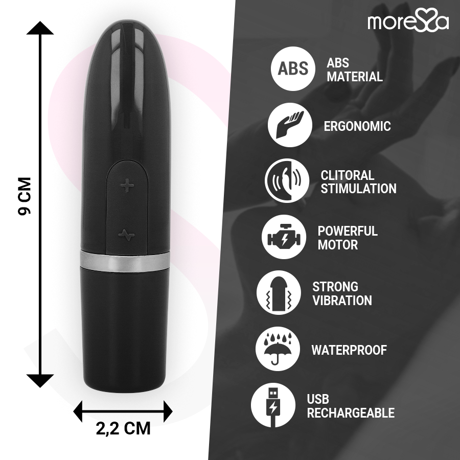 MORESSA - IVY VIBRADOR ESTIMULADOR VIAGEM PRETO - Image 4