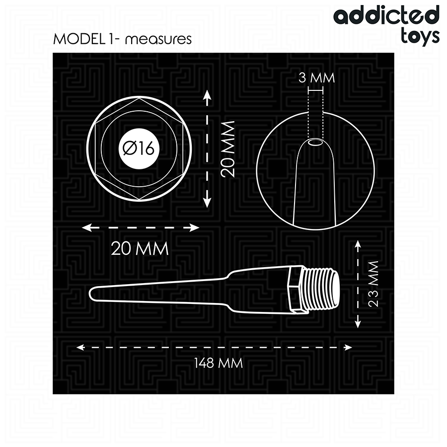 ADDICTED TOYS - LIMPADOR ANAL COM ADAPTADOR UNIVERSAL MODELO 1 - Image 5