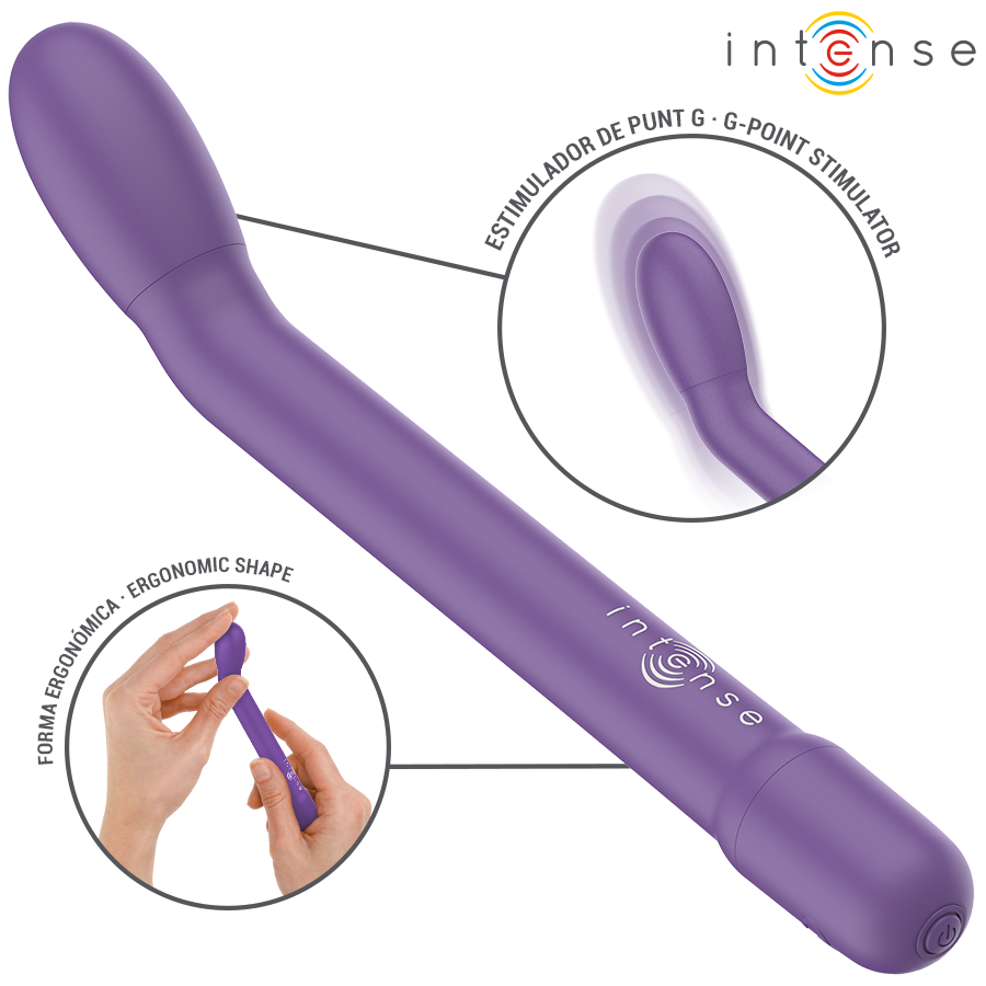 INTENSE - ESTIMULADOR DE PONTO G RECARREGÁVEL KARLIE ROXO - Image 5