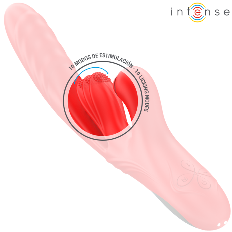 INTENSE - ROSALIA VIBRADOR MULTIFUNCIONAL 3 EM 1 VERMELHO - Image 5