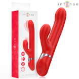 INTENSE - LELE VIBRADOR MULTIFUNCIONAL ROTATIVO  OSCILAÇÃO  ESTIMULAÇÃO VERMELHO
