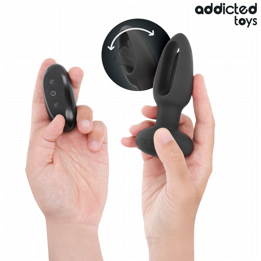 ADDICTED TOYS - PLUG ANAL COM LÍNGUA VIBRATÓRIA E CONTROLE REMOTO - Image 3