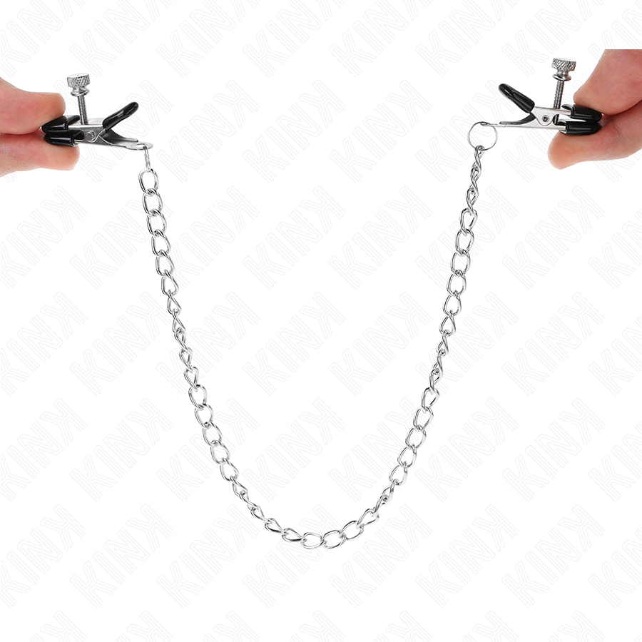 KINK - PINÇAS DE CORRENTE PLANA PRATA 34 CM - Image 5