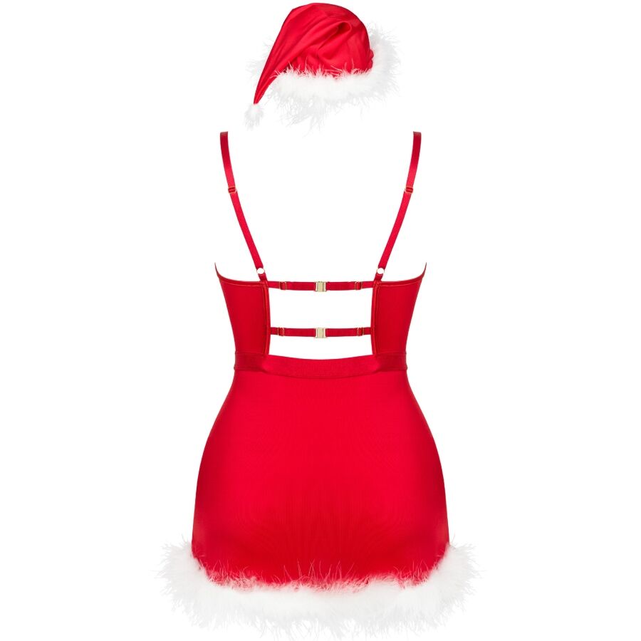 LIVCO CORSETTI FASHION - AGETHE LC 90607 CAMISOLA + CALCINHA FIO DENTAL + CHAPÉU DE NATAL TAMANHO L/XL - Image 5