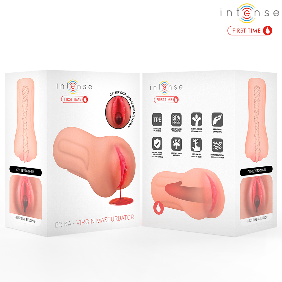 INTENSE FIRST TIME - ERIKA VIRGEM SE MASTURBANDO COM SANGRAMENTO - Image 3