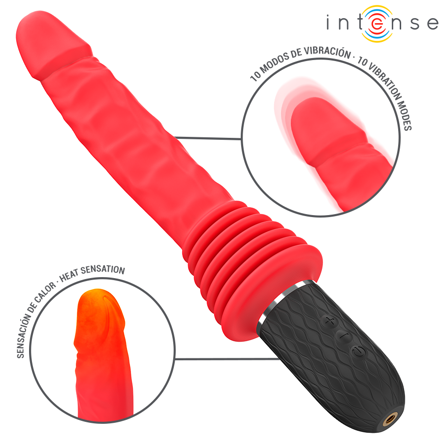 INTENSE - CYNTHIA VIBRADOR DE IMPULSO COM CONTROLE REMOTO E AQUECIMENTO - Image 3